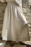 Nonni Gingham Ripley Skirt Stone